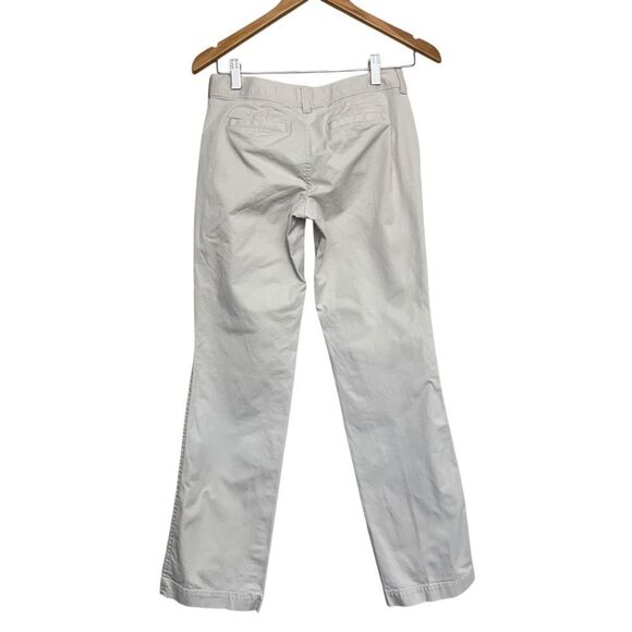 Old Navy Y2K Low Rise Perfect Bootcut Khakis Pants Ivory White Sz 0 - Picture 2 of 5